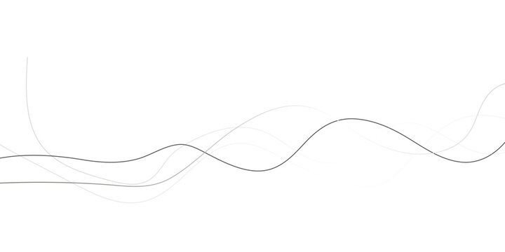 gray wave curve lines banner background design. Digital frequency track equalizer. Stylized line art background. modern soft luxury texture with smooth and clean vector subtle background illustration