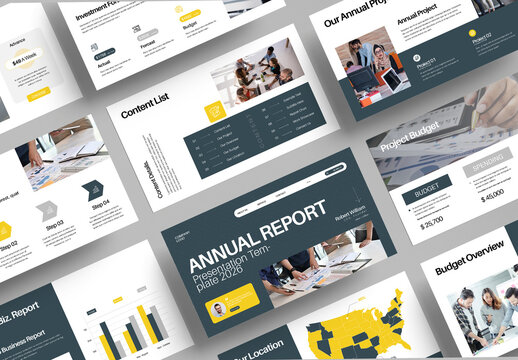 Annual Report Presentation Template