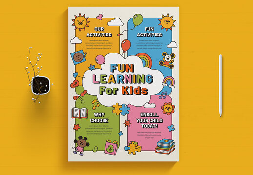 Kids Flyer Template
