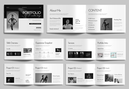 Minimal Portfolio Template for Creative