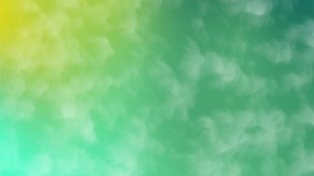 Light blue geometric smoke pattern on a green background, perfect for textile prints, stationery design, or digital backgrounds.