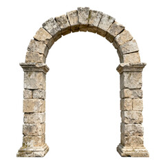 Fototapeta premium Ancient Stone Archway with Columns
