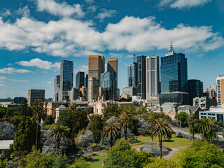Fototapeta premium Melbourne CBD Skyline, Victoria, Australia