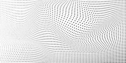 Design gradation pattern. Dotted halftone gradient texture. Vanishing polka dot modern