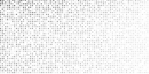 Modern dots gradation pattern. Dotted halftone gradient texture. Vanishing polka dot abstract simple