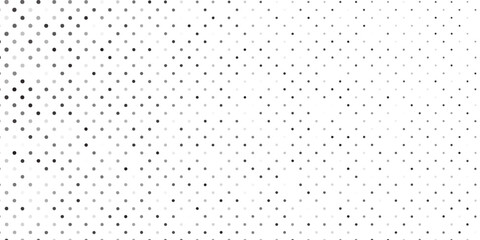Repeating modern dots gradation pattern. Dotted halftone gradient texture. Vanishing polka dot art modern abstract