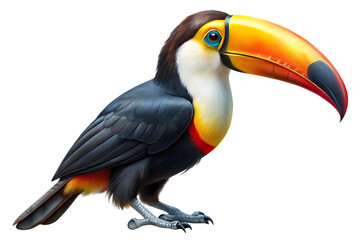 Toucan Isolated White Background