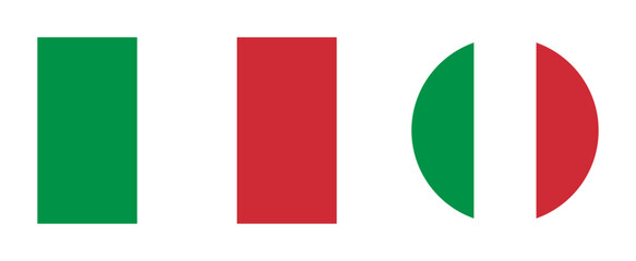 vector illustration of an italy flag