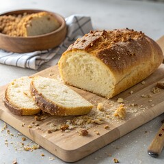 fresh-bread-loaf-with-crumbs 