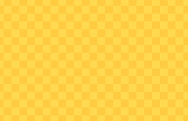 黄色の市松模様の背景　シンプル
