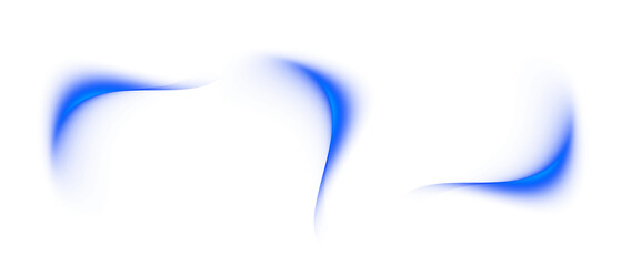 Abstract Blue Flowing Light Trails: Modern Swirling Wave Graphic Background