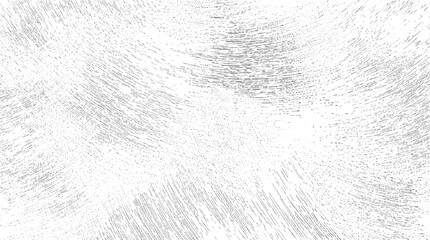 Obraz premium Swirling pattern of curved grey lines and dots creating a dynamic, abstract background on a white canvas