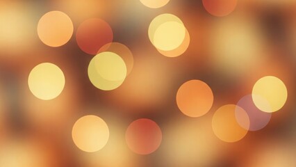 Golden blurred circles float against a warm, soft, out-of-focus background