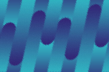 Fototapeta premium Dynamic blue and teal gradient abstract background with soft fuzzy diagonal stripes creating a modern flowing wave pattern perfect for digital backdrops and creative designs
