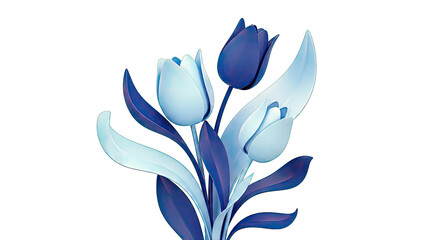 Blue Tulip Arrangement