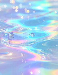 没入感溢れるアクアテクスチャ。光の乱反射と上昇する気泡が描くシネマティックな一瞬