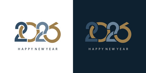 2026 logo and premium greeting card. Happy New Year.
