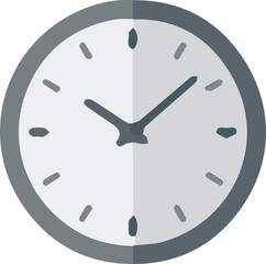 Analog Wall Clock Time Illustration
