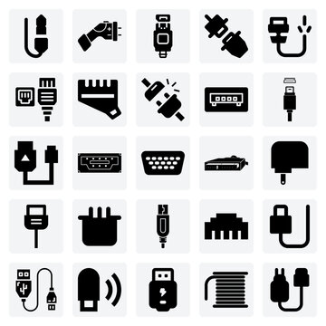 Evolution Of Usb Connectors &ndash; A Variety Of Usb Plug Types, Including Mini-B And Micro-A For Older Devices