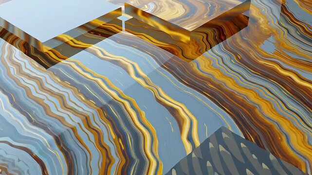 Oil market disruption visualization, oil streams diverted by geometric barriers, abstract industrial design, modern financial editorial aesthetic, oil supply disruption