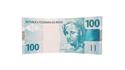 Brazilian 100 Real Banknote