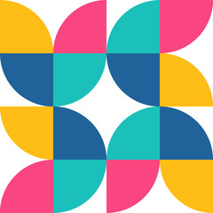 Obraz premium Colorful Geometric Pattern Decoration