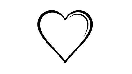 Simple heart shape illustration