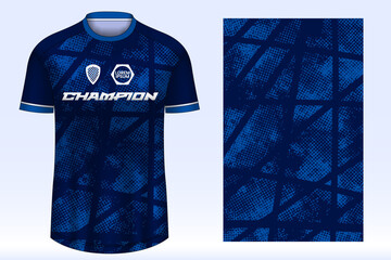 Soccer sport shirt jersey design template