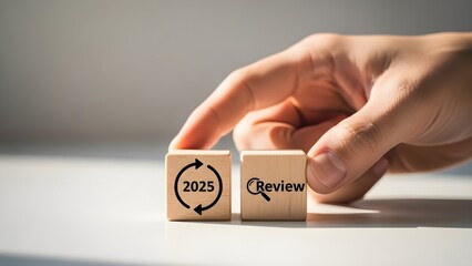 2025 Business Review and Performance Evaluation Concept