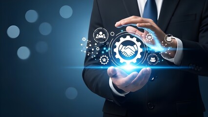 Digital Security and Cyber Protection Concept with Futuristic Interface