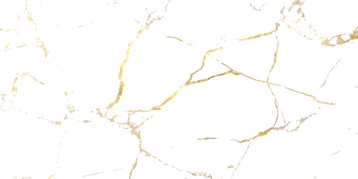 Luxurious white marble texture background featuring intricate gold vein patterns
