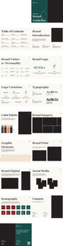 Severa - Minimal Fashion Brand Guidelines