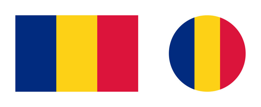 Vector illustration of romania flag