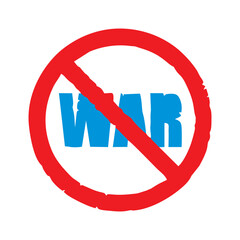 No War Symbol Peace Protest Illustration