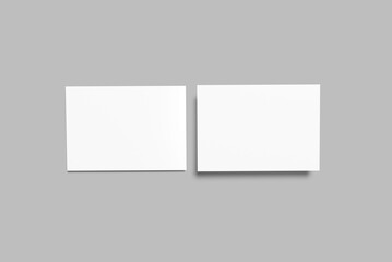 A4 landscape Flyer Blank Mockup