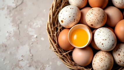 eggs in a basket