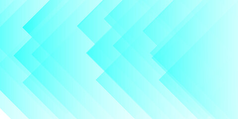 Geometric arrangement of overlapping, translucent aqua shapes conveys a sense of depth and fluidity, forming a minimalist and modern abstract composition.