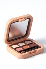 eyeshadow palette 3d rendering isolated on white background cartoon plastic style icon