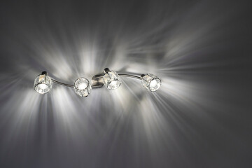 Close up of ceiling lamp