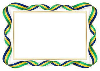 horizontal document frame with the colors of the