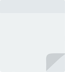 Blank Sticky Note Paper Graphic