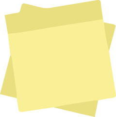 Yellow Sticky Notes Illustration