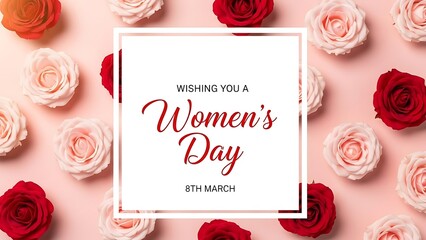 Wishing you a happy women's day with love and appreciation