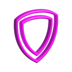 Shield icon design template