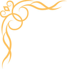 Vintage Corner Frame for Certificate.