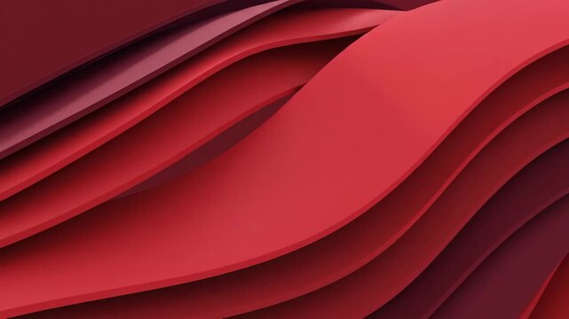 Abstract red wave forms graphic illustration for backgrounds and design elements