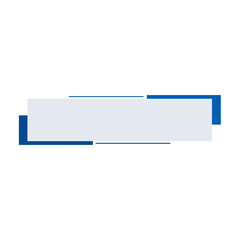 Lower third headline banner element. Vector illustration