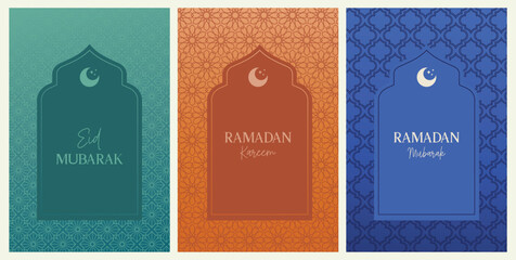 Invitation card for Iftar during Ramadan Kareem, featuring an Islamic adorned, suitable for events and parties.