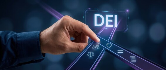 Diversity, Equity, Inclusion (DEI) Concept: Path to Equality