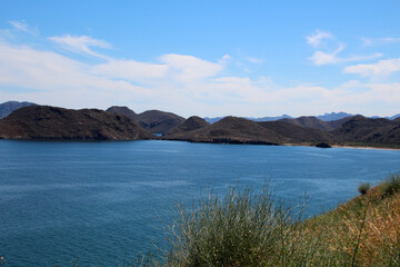 Coastal landscape in Loreto Bay, Baja California Sur, Mexico